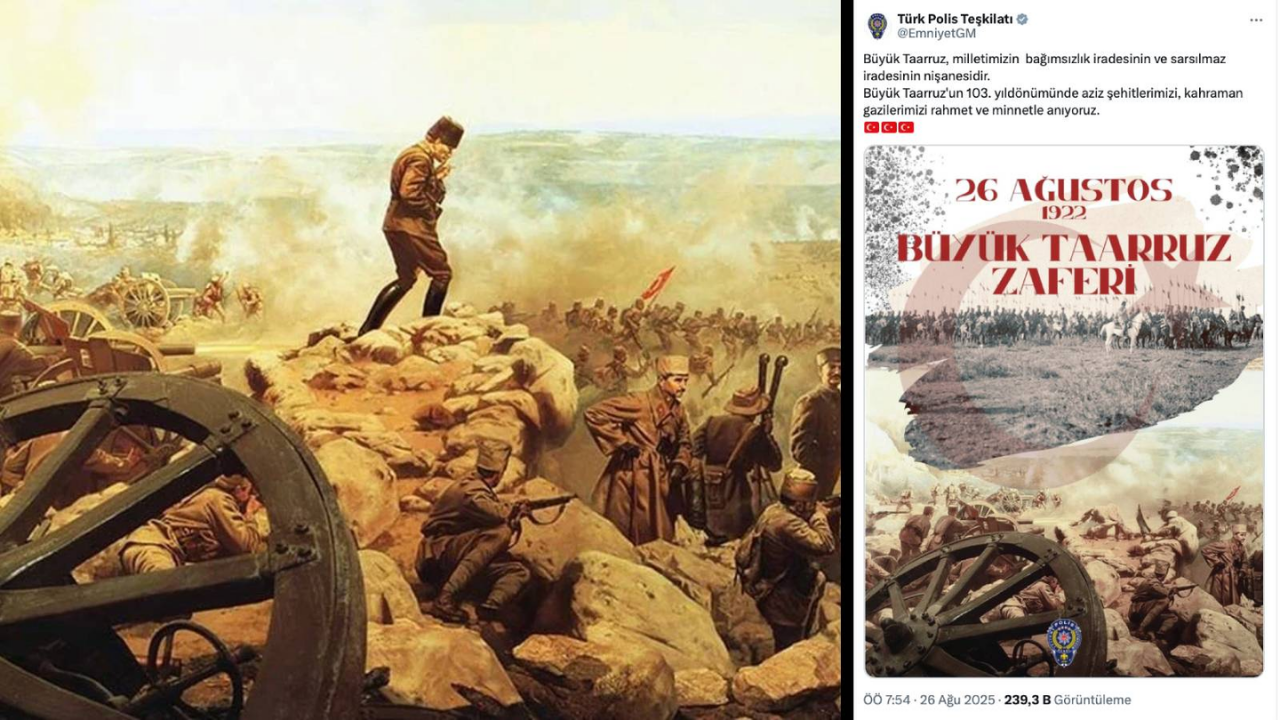 Atatürk’ün olmadığı 30 Ağustos paylaşımı Emniyet’te krize yol açtı: Medya Daire Başkanı görevden alındı Atatürk’ün olmadığı 30 Ağustos paylaşımı Emniyet’te krize yol açtı: Medya Daire Başkanı görevden alındı